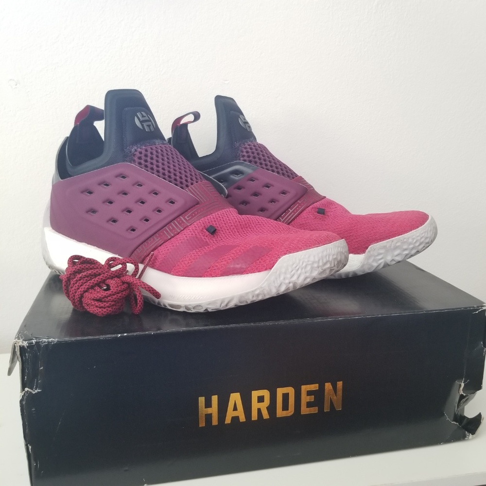 adidas Harden Vol 2 Maroon AH2124 Size US 12